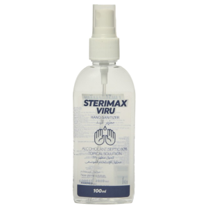ستيريماكس فايرو محلول معقم و مطهر لليدين 100 ملل (كحول ايثيلى 70%) بخاخ شفاف