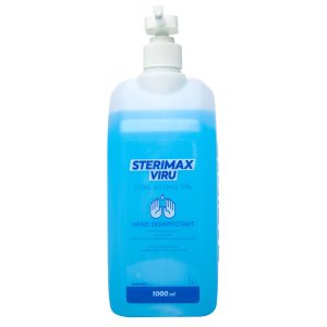 ستيريماكس فايرو محلول معقم و مطهر لليدين 1000 ملل (كحول ايثيلى 70%) أزرق