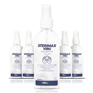 ستيريماكس فايرو محلول معقم و مطهر لليدين 100 ملل (كحول ايثيلى 70%) بخاخ شفاف عرض 5 عبوات